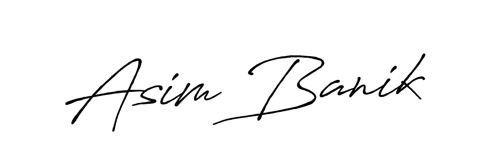 How to make Asim Banik signature? Antro_Vectra_Bolder is a professional autograph style. Create handwritten signature for Asim Banik name. Asim Banik signature style 7 images and pictures png