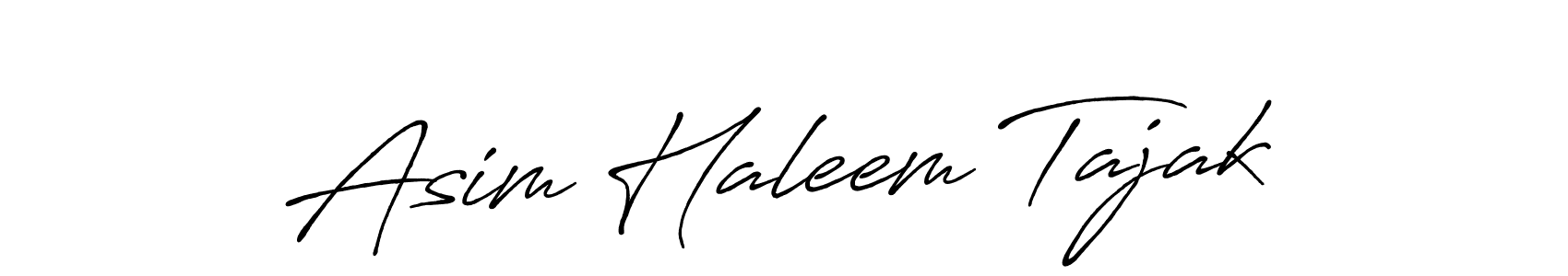 Use a signature maker to create a handwritten signature online. With this signature software, you can design (Antro_Vectra_Bolder) your own signature for name Asim Haleem Tajak. Asim Haleem Tajak signature style 7 images and pictures png