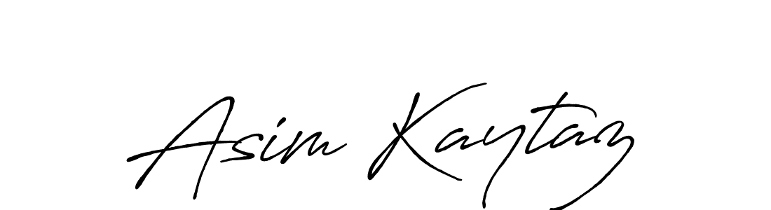 Design your own signature with our free online signature maker. With this signature software, you can create a handwritten (Antro_Vectra_Bolder) signature for name Asim Kaytaz. Asim Kaytaz signature style 7 images and pictures png