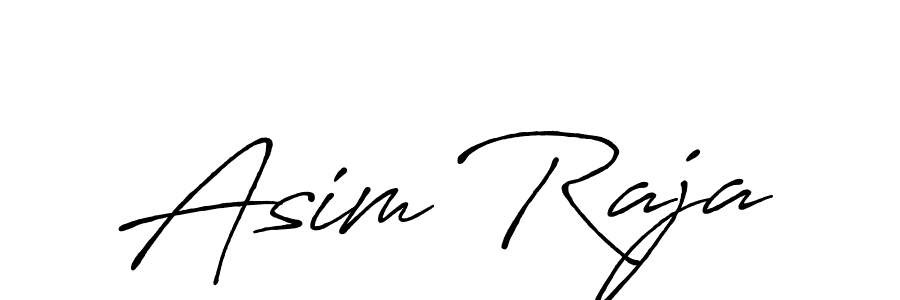 Design your own signature with our free online signature maker. With this signature software, you can create a handwritten (Antro_Vectra_Bolder) signature for name Asim Raja. Asim Raja signature style 7 images and pictures png