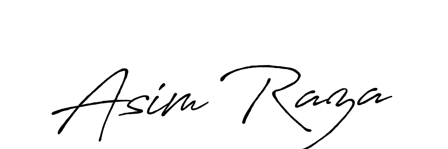 Use a signature maker to create a handwritten signature online. With this signature software, you can design (Antro_Vectra_Bolder) your own signature for name Asim Raza. Asim Raza signature style 7 images and pictures png