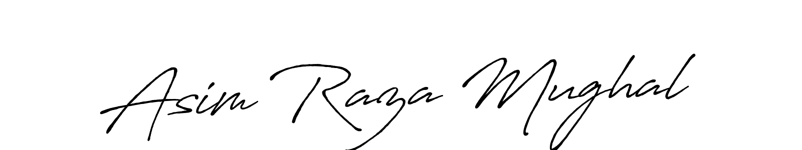 Asim Raza Mughal stylish signature style. Best Handwritten Sign (Antro_Vectra_Bolder) for my name. Handwritten Signature Collection Ideas for my name Asim Raza Mughal. Asim Raza Mughal signature style 7 images and pictures png