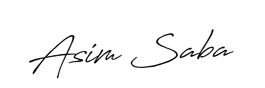 You should practise on your own different ways (Antro_Vectra_Bolder) to write your name (Asim Saba) in signature. don't let someone else do it for you. Asim Saba signature style 7 images and pictures png