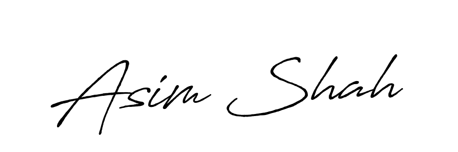 You should practise on your own different ways (Antro_Vectra_Bolder) to write your name (Asim Shah) in signature. don't let someone else do it for you. Asim Shah signature style 7 images and pictures png