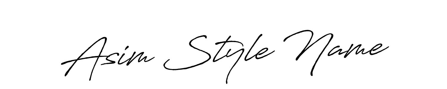 The best way (Antro_Vectra_Bolder) to make a short signature is to pick only two or three words in your name. The name Asim Style Name include a total of six letters. For converting this name. Asim Style Name signature style 7 images and pictures png