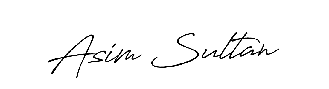 Also we have Asim Sultan name is the best signature style. Create professional handwritten signature collection using Antro_Vectra_Bolder autograph style. Asim Sultan signature style 7 images and pictures png