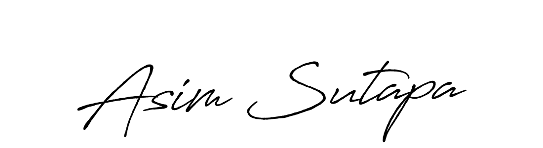 Also we have Asim Sutapa name is the best signature style. Create professional handwritten signature collection using Antro_Vectra_Bolder autograph style. Asim Sutapa signature style 7 images and pictures png