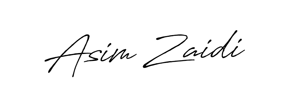 How to make Asim Zaidi signature? Antro_Vectra_Bolder is a professional autograph style. Create handwritten signature for Asim Zaidi name. Asim Zaidi signature style 7 images and pictures png