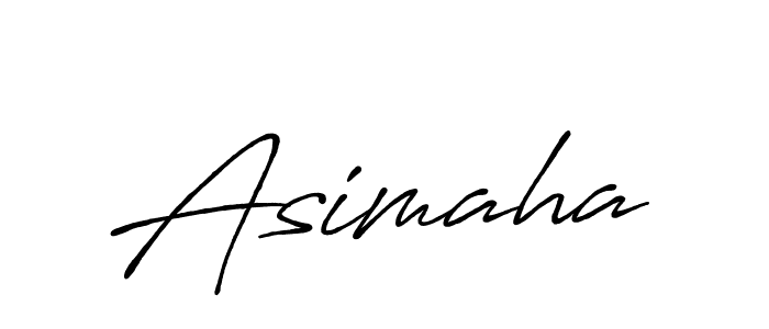 How to make Asimaha name signature. Use Antro_Vectra_Bolder style for creating short signs online. This is the latest handwritten sign. Asimaha signature style 7 images and pictures png