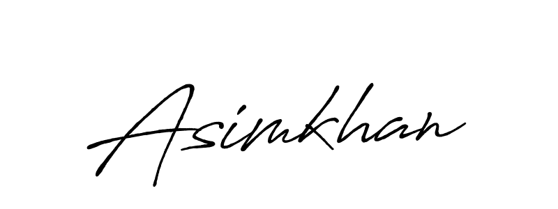 Asimkhan stylish signature style. Best Handwritten Sign (Antro_Vectra_Bolder) for my name. Handwritten Signature Collection Ideas for my name Asimkhan. Asimkhan signature style 7 images and pictures png