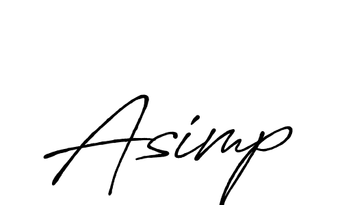 if you are searching for the best signature style for your name Asimp. so please give up your signature search. here we have designed multiple signature styles  using Antro_Vectra_Bolder. Asimp signature style 7 images and pictures png