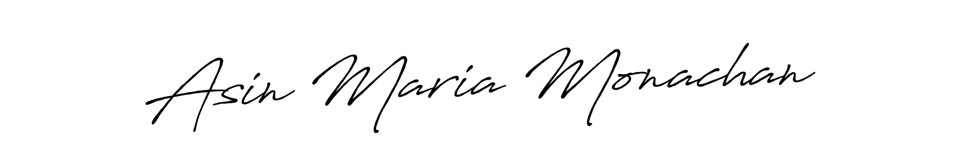 Also we have Asin Maria Monachan name is the best signature style. Create professional handwritten signature collection using Antro_Vectra_Bolder autograph style. Asin Maria Monachan signature style 7 images and pictures png