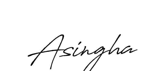 Antro_Vectra_Bolder is a professional signature style that is perfect for those who want to add a touch of class to their signature. It is also a great choice for those who want to make their signature more unique. Get Asingha name to fancy signature for free. Asingha signature style 7 images and pictures png
