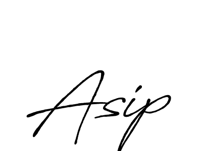 Asip stylish signature style. Best Handwritten Sign (Antro_Vectra_Bolder) for my name. Handwritten Signature Collection Ideas for my name Asip. Asip signature style 7 images and pictures png