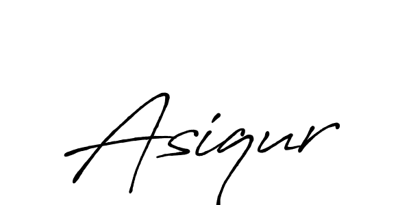 Make a beautiful signature design for name Asiqur. With this signature (Antro_Vectra_Bolder) style, you can create a handwritten signature for free. Asiqur signature style 7 images and pictures png