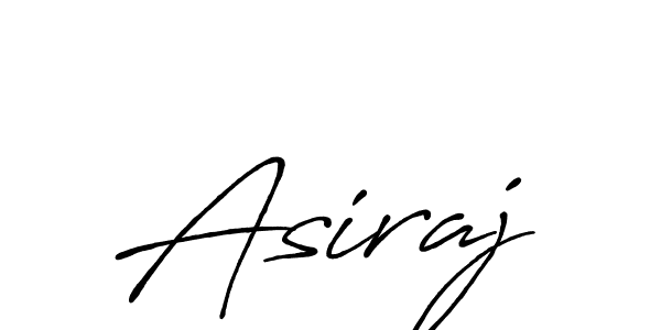 How to make Asiraj name signature. Use Antro_Vectra_Bolder style for creating short signs online. This is the latest handwritten sign. Asiraj signature style 7 images and pictures png