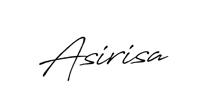 Use a signature maker to create a handwritten signature online. With this signature software, you can design (Antro_Vectra_Bolder) your own signature for name Asirisa. Asirisa signature style 7 images and pictures png