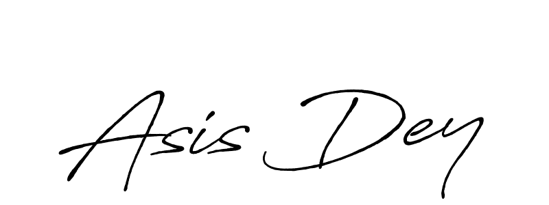 Create a beautiful signature design for name Asis Dey. With this signature (Antro_Vectra_Bolder) fonts, you can make a handwritten signature for free. Asis Dey signature style 7 images and pictures png
