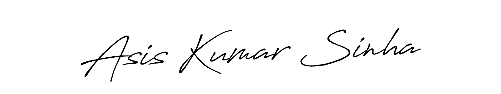 Make a short Asis Kumar Sinha signature style. Manage your documents anywhere anytime using Antro_Vectra_Bolder. Create and add eSignatures, submit forms, share and send files easily. Asis Kumar Sinha signature style 7 images and pictures png