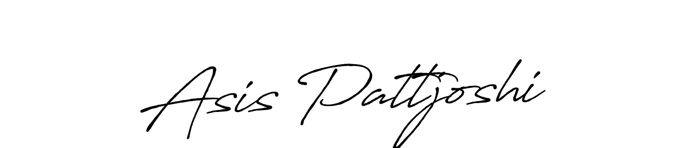 Asis Pattjoshi stylish signature style. Best Handwritten Sign (Antro_Vectra_Bolder) for my name. Handwritten Signature Collection Ideas for my name Asis Pattjoshi. Asis Pattjoshi signature style 7 images and pictures png