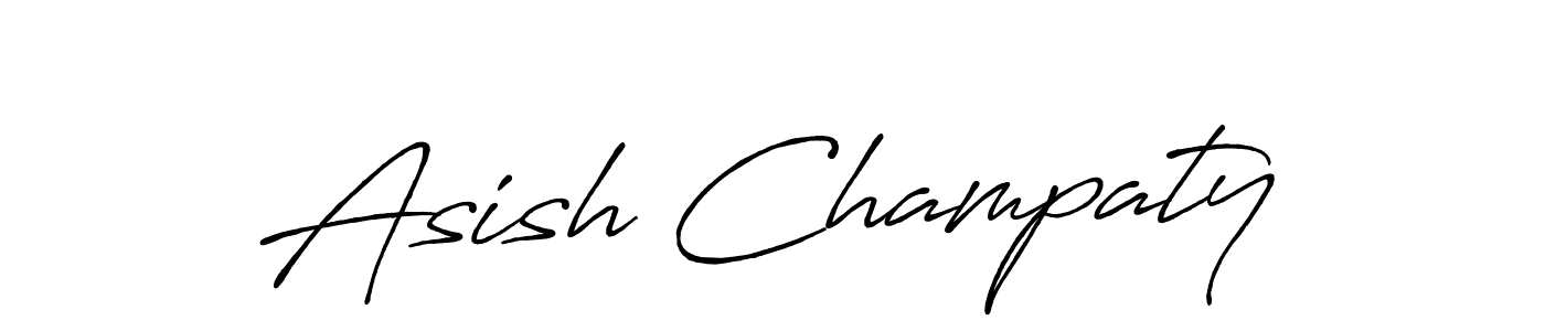 Make a beautiful signature design for name Asish Champaty. Use this online signature maker to create a handwritten signature for free. Asish Champaty signature style 7 images and pictures png