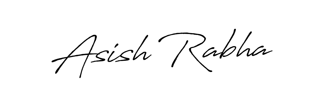 Asish Rabha stylish signature style. Best Handwritten Sign (Antro_Vectra_Bolder) for my name. Handwritten Signature Collection Ideas for my name Asish Rabha. Asish Rabha signature style 7 images and pictures png