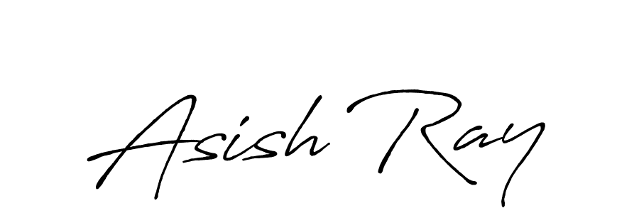 Use a signature maker to create a handwritten signature online. With this signature software, you can design (Antro_Vectra_Bolder) your own signature for name Asish Ray. Asish Ray signature style 7 images and pictures png