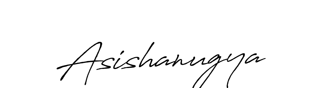 Make a beautiful signature design for name Asishanugya. With this signature (Antro_Vectra_Bolder) style, you can create a handwritten signature for free. Asishanugya signature style 7 images and pictures png