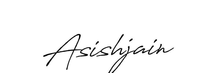 Design your own signature with our free online signature maker. With this signature software, you can create a handwritten (Antro_Vectra_Bolder) signature for name Asishjain. Asishjain signature style 7 images and pictures png