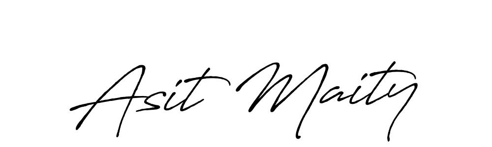 Make a beautiful signature design for name Asit Maity. With this signature (Antro_Vectra_Bolder) style, you can create a handwritten signature for free. Asit Maity signature style 7 images and pictures png