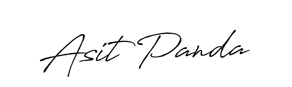 How to make Asit Panda name signature. Use Antro_Vectra_Bolder style for creating short signs online. This is the latest handwritten sign. Asit Panda signature style 7 images and pictures png