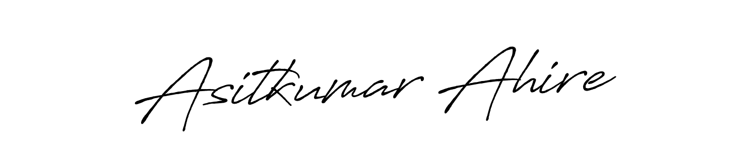 Use a signature maker to create a handwritten signature online. With this signature software, you can design (Antro_Vectra_Bolder) your own signature for name Asitkumar Ahire. Asitkumar Ahire signature style 7 images and pictures png