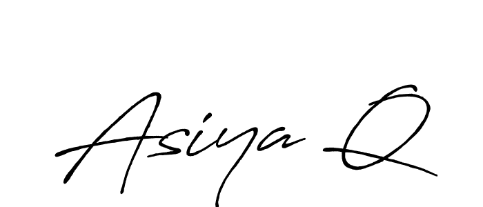 if you are searching for the best signature style for your name Asiya Q. so please give up your signature search. here we have designed multiple signature styles  using Antro_Vectra_Bolder. Asiya Q signature style 7 images and pictures png