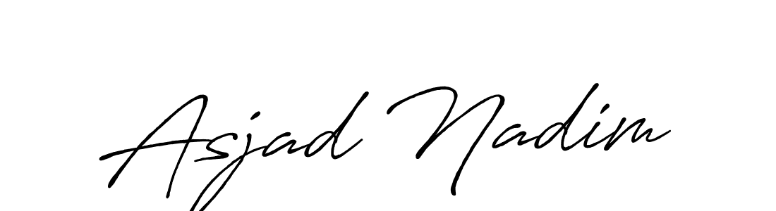 Make a beautiful signature design for name Asjad Nadim. Use this online signature maker to create a handwritten signature for free. Asjad Nadim signature style 7 images and pictures png