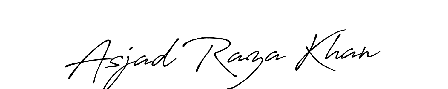 It looks lik you need a new signature style for name Asjad Raza Khan. Design unique handwritten (Antro_Vectra_Bolder) signature with our free signature maker in just a few clicks. Asjad Raza Khan signature style 7 images and pictures png