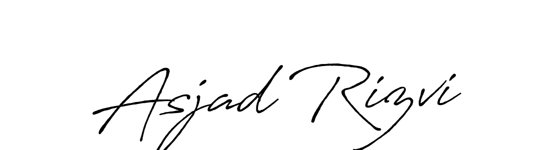Use a signature maker to create a handwritten signature online. With this signature software, you can design (Antro_Vectra_Bolder) your own signature for name Asjad Rizvi. Asjad Rizvi signature style 7 images and pictures png