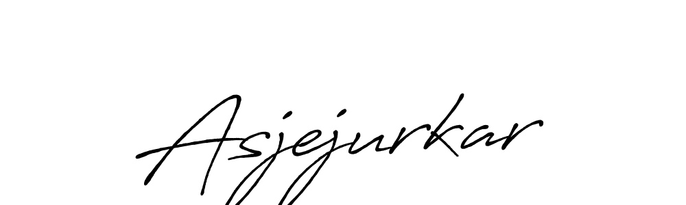 Also You can easily find your signature by using the search form. We will create Asjejurkar name handwritten signature images for you free of cost using Antro_Vectra_Bolder sign style. Asjejurkar signature style 7 images and pictures png