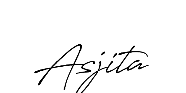Make a beautiful signature design for name Asjita. With this signature (Antro_Vectra_Bolder) style, you can create a handwritten signature for free. Asjita signature style 7 images and pictures png