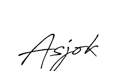 How to make Asjok signature? Antro_Vectra_Bolder is a professional autograph style. Create handwritten signature for Asjok name. Asjok signature style 7 images and pictures png