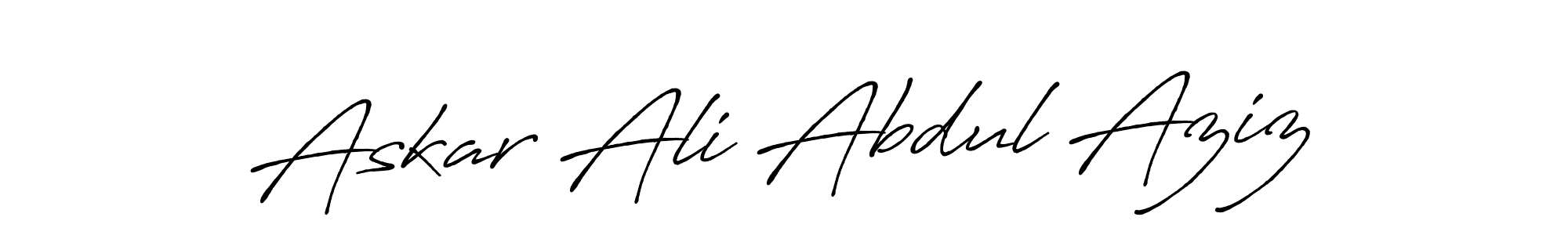 Once you've used our free online signature maker to create your best signature Antro_Vectra_Bolder style, it's time to enjoy all of the benefits that Askar Ali Abdul Aziz name signing documents. Askar Ali Abdul Aziz signature style 7 images and pictures png