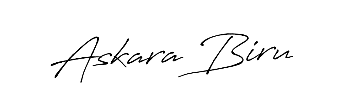 Once you've used our free online signature maker to create your best signature Antro_Vectra_Bolder style, it's time to enjoy all of the benefits that Askara Biru name signing documents. Askara Biru signature style 7 images and pictures png