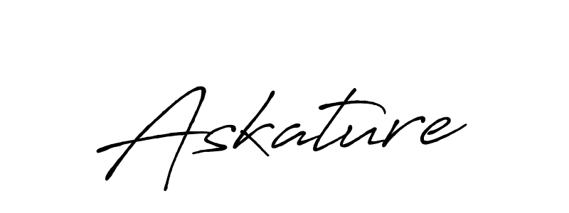 How to make Askature signature? Antro_Vectra_Bolder is a professional autograph style. Create handwritten signature for Askature name. Askature signature style 7 images and pictures png