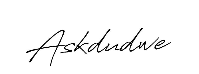 You should practise on your own different ways (Antro_Vectra_Bolder) to write your name (Askdudwe) in signature. don't let someone else do it for you. Askdudwe signature style 7 images and pictures png