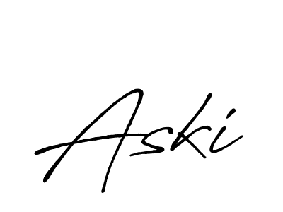 Also You can easily find your signature by using the search form. We will create Aski name handwritten signature images for you free of cost using Antro_Vectra_Bolder sign style. Aski signature style 7 images and pictures png