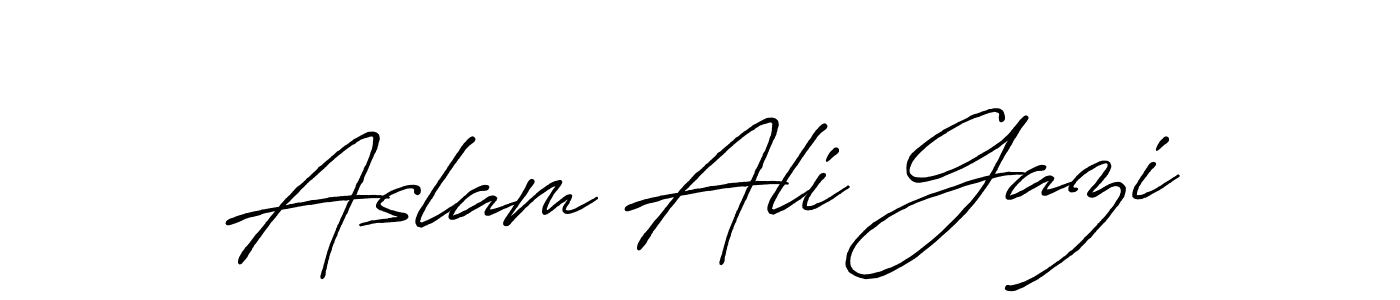 It looks lik you need a new signature style for name Aslam Ali Gazi. Design unique handwritten (Antro_Vectra_Bolder) signature with our free signature maker in just a few clicks. Aslam Ali Gazi signature style 7 images and pictures png