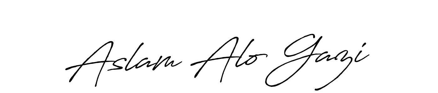 Similarly Antro_Vectra_Bolder is the best handwritten signature design. Signature creator online .You can use it as an online autograph creator for name Aslam Alo Gazi. Aslam Alo Gazi signature style 7 images and pictures png