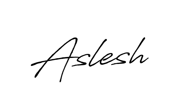 How to make Aslesh signature? Antro_Vectra_Bolder is a professional autograph style. Create handwritten signature for Aslesh name. Aslesh signature style 7 images and pictures png