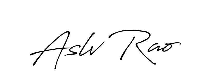 if you are searching for the best signature style for your name Aslv Rao. so please give up your signature search. here we have designed multiple signature styles  using Antro_Vectra_Bolder. Aslv Rao signature style 7 images and pictures png