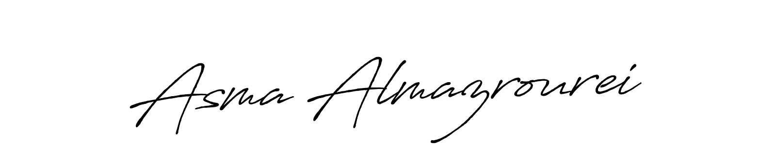 Use a signature maker to create a handwritten signature online. With this signature software, you can design (Antro_Vectra_Bolder) your own signature for name Asma Almazrourei. Asma Almazrourei signature style 7 images and pictures png