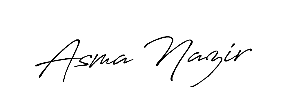 How to make Asma Nazir signature? Antro_Vectra_Bolder is a professional autograph style. Create handwritten signature for Asma Nazir name. Asma Nazir signature style 7 images and pictures png